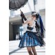 Pink Up Black Rock Shooter Innocent Soul Blouse Jacket Waist Belt Skirt and FS(Reservation/Full Payment Without Shipping)